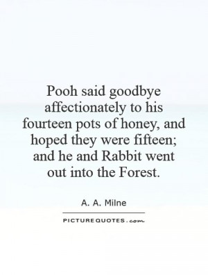 Winnie The Pooh Quotes Goodbye Quotes Forest Quotes A A Milne Quotes
