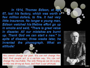 Thomas Edison Quote Wallpaper...