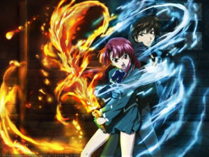 Anime Magical Powers Fire And Ice