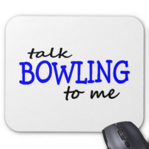 bowling quotes mouse pads