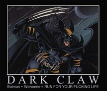 wolverine batman comic book dark claw dc demotivational funny marvel
