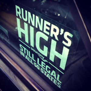 Running Jokes:Runner's High. Still legal in all 50 states.