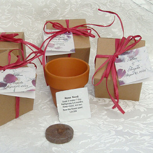 Flower Seed Wedding Favors Sayings Flower Seed Wedding Favors
