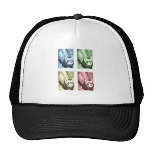 Ferret Faces Sayings and Quotes Trucker Hat