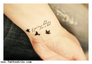 cute wrist tattoo sayings