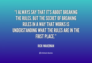 quotes about breaking rules