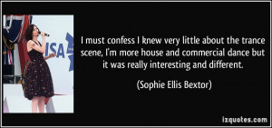 must confess I knew very little about the trance scene, I'm more ...