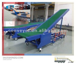 Belt loading unloading machine conveyors for bags, boxes, cartons