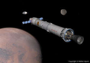 Spaceship Mars Space Mission