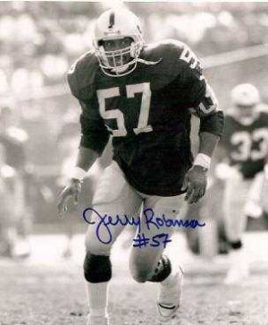 Jerry Robinson Raiders Autograph