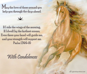... For Sympathy Cards. 1024 x 877.Sympathy Card For Death Of Horse