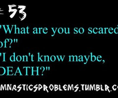 Gymnastics Sayings Tumblr Gymnastics problems