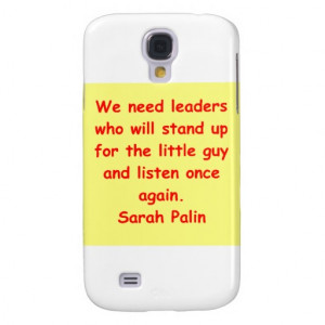 great Sarah Palin quote Samsung Galaxy S4 Case