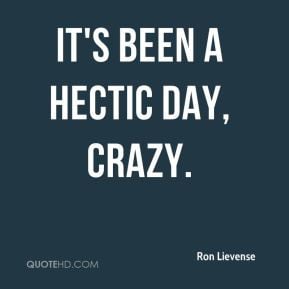 Hectic Day Quotes