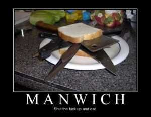It cracks me up! They say you shouldn't play with food, but if its ...