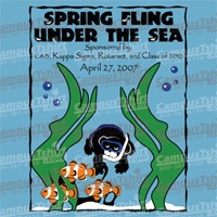 Spring Fling ideas for printed t shirts, sweatshirts and apparel: