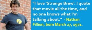 Nathan Fillion, born March 27, 1971. #NathanFillion #MarchBirthdays # ...