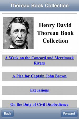 Henry David Thoreau Book Collection