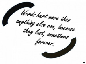 Sad Quote about bitterness of words and their impact forever, images ...