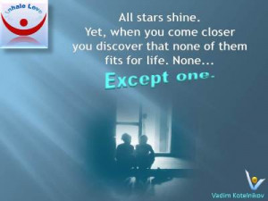 Great Marriage quotes: All stars shine, but when you come closer you ...