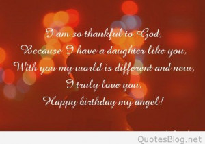 happy birthday to my daughter quotes
