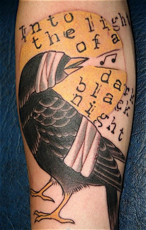 tattoo my beatles blackbird tattoo beatles tattoos blackbird blackbird ...