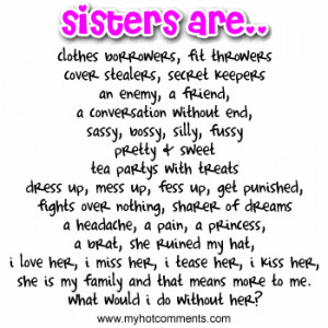 Quotes And Sayings For Sisters Sister Quotes Sayings See More Sisters