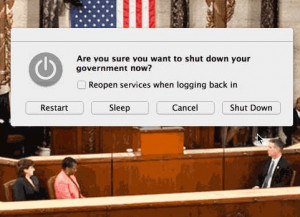 Real reason the government shut down.