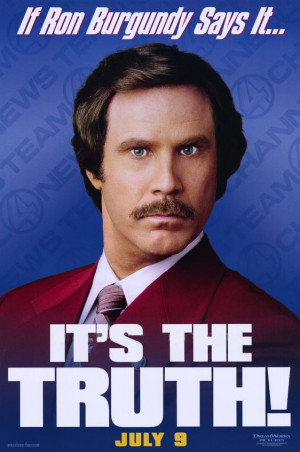 Ron Burgundy introduces his new advice column.