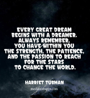 Great Dream Begins With A Dreamer. Always Remember You Have Within You ...