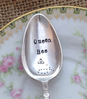 Queen Bee Inspired Sayings Coffee Spoon - Blithe Vintage