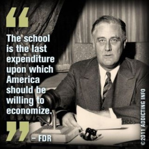 FDR on education