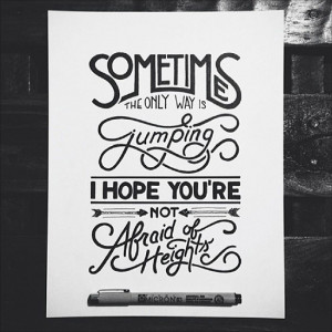 28+ Handwritten Typography Quotes for Inspiration by Joao Neves