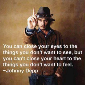 Great quote from Johnny Depp