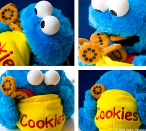 Children cartoon, cookie monster and cookies pictures