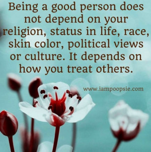 Being a good person quote via www.IamPoopsie.com
