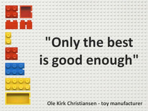 Ole Kirk Christiansen - toy manufacturer