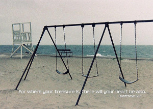 Sand Swings Quote Photograph