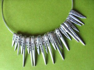 Quotes on Fork Tines Silverware NecklaceMADE TO ORDER by SpoonerZ, $69 ...