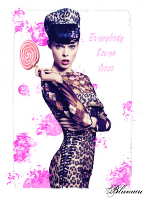 ... told you in my fall post that I'm in love with Coco Rocha...well