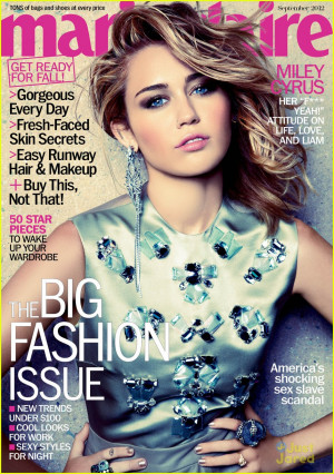 how seriously hot does miley look on the cover of marie claire