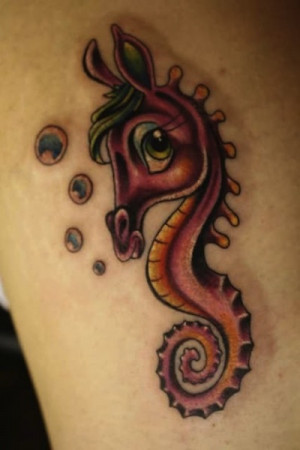 seahorse | cute tattoos | egodesigns