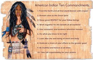 American Indian Ten Commandments ~*~