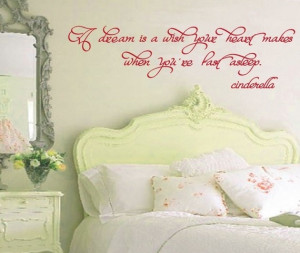 Princess room wall quote