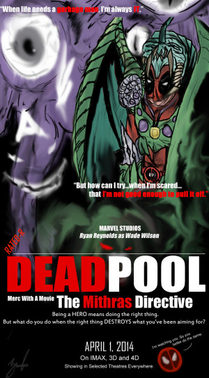 Deadpool Chimichanga Quotes Deadpool: merc with a movie by
