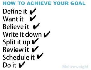 Motivation: How To Achieve Your Goal