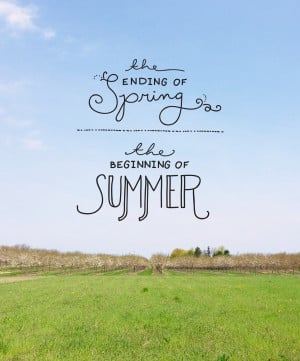 End of Spring and beginning of Summer | The Fresh Exchange