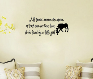 Love Horse Girls Western Decor - Say Quote Word Lettering Art Vinyl ...