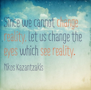 Changing #reality