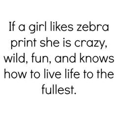 Zebra Print zebra lover, zebra quotes, anim print, true stories, zebra ...